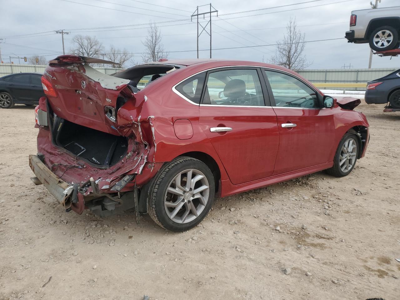 2013 Nissan Sentra VIN 3N1AB7AP1DL729560 Copart auction photo, rear end / front end damage thumbnail 3
