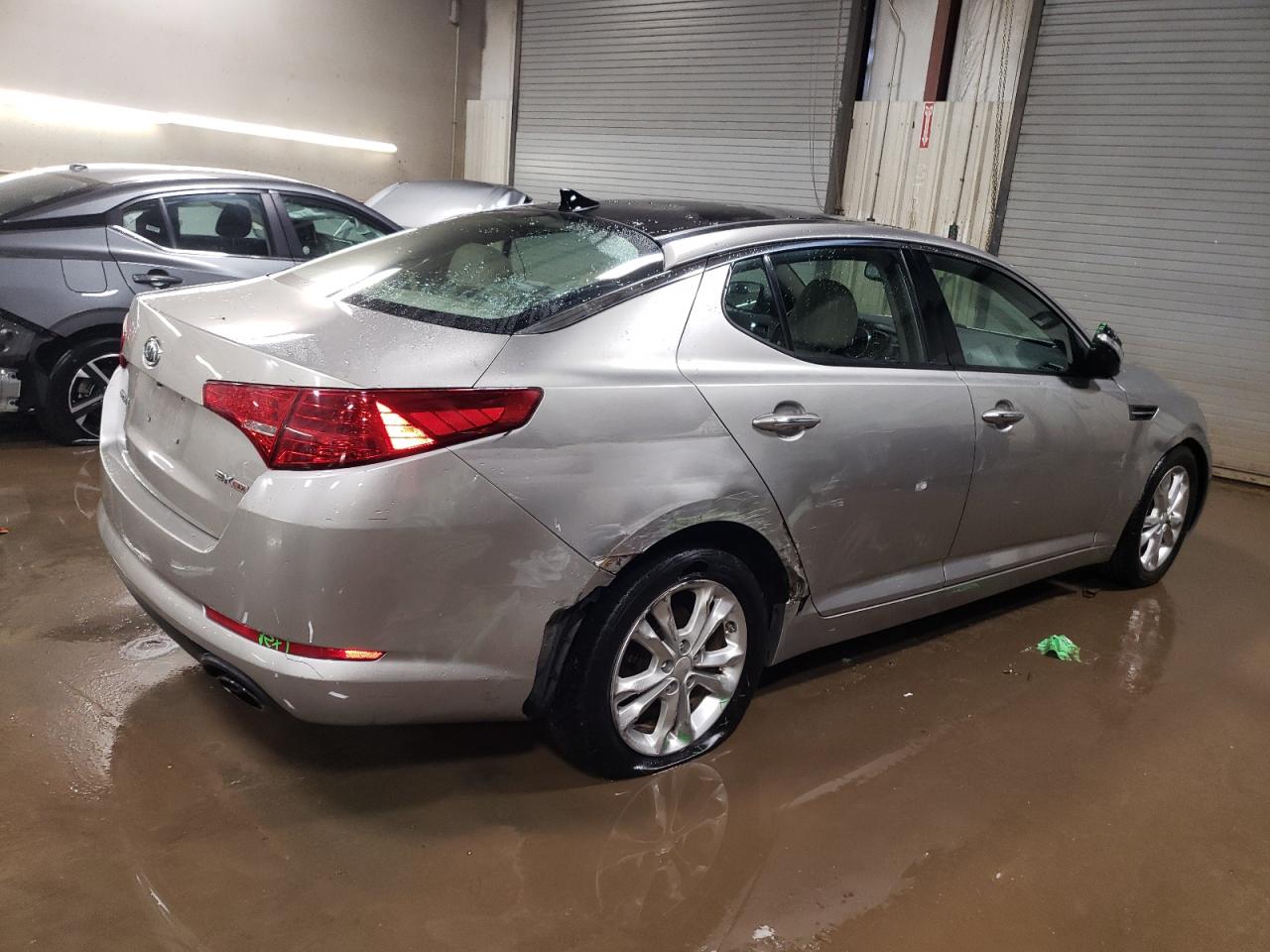 2012 KIA Optima VIN 5XXGN4A71CG059192 Copart auction photo, side / minor dent/scratches damage thumbnail 3