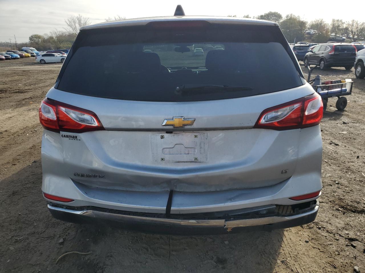 2018 Chevrolet Equinox VIN 2GNAXJEV1J6303315 Copart auction photo, rear end damage thumbnail 6