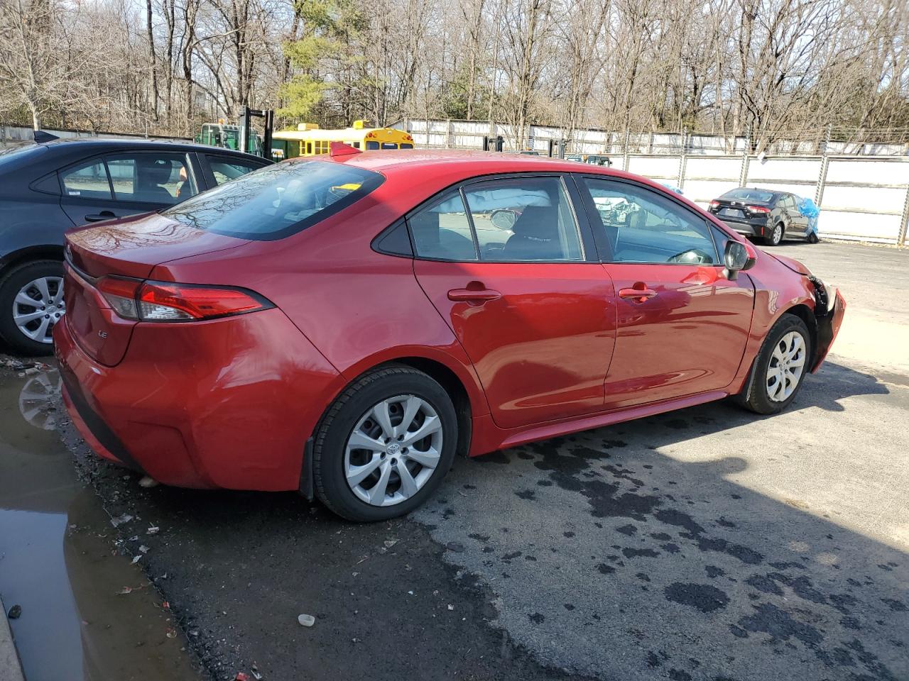 2020 Toyota Corolla VIN 5YFEPRAE6LP045017 Copart auction photo, front end damage thumbnail 3