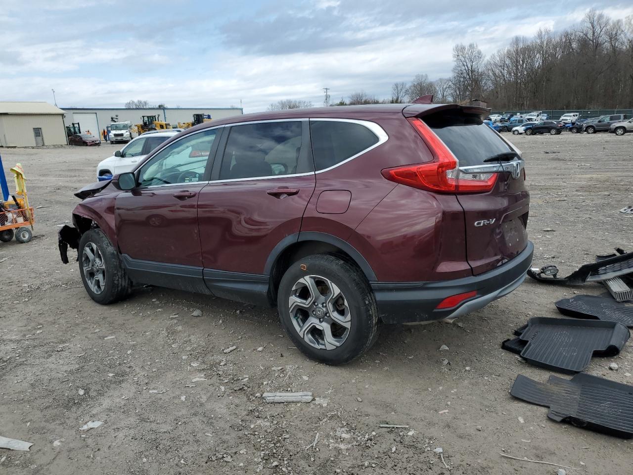 2019 Honda CR-V VIN 5J6RW2H57KL003619 Copart auction photo, front end / undercarriage damage thumbnail 2