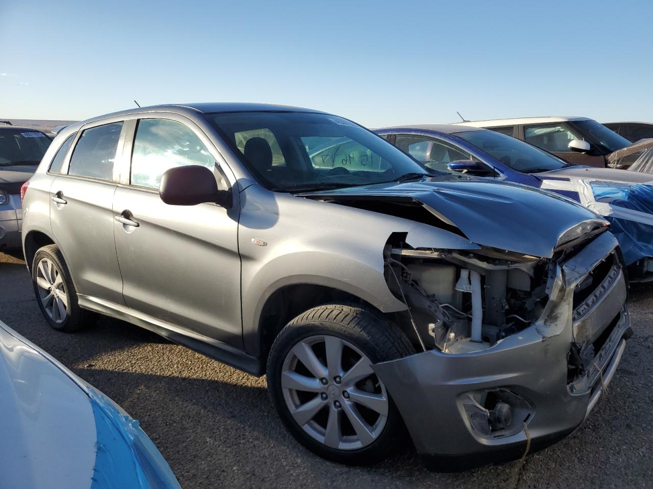 2015 Mitsubishi Outlander VIN 4A4AP3AU9FE015295 Copart auction photo, front end damage thumbnail 4