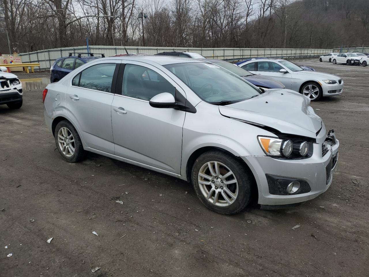 2012 Chevrolet Sonic VIN 1G1JC5SH2C4199666 Copart auction photo, front end damage thumbnail 4