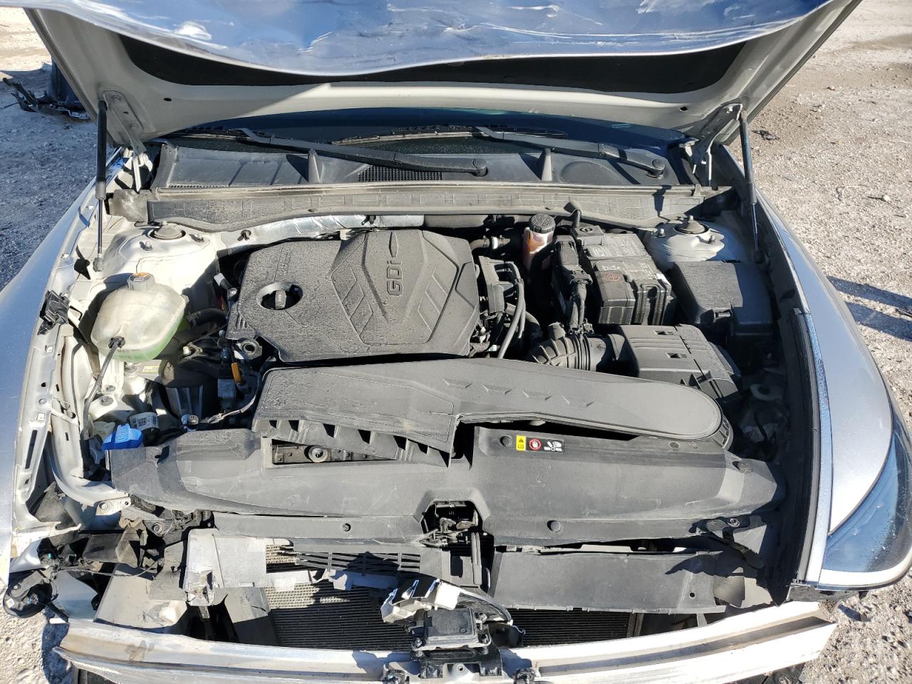 2020 Hyundai Sonata VIN 5NPEG4JA5LH057155 Copart auction photo, front end / minor dent/scratches damage thumbnail 11