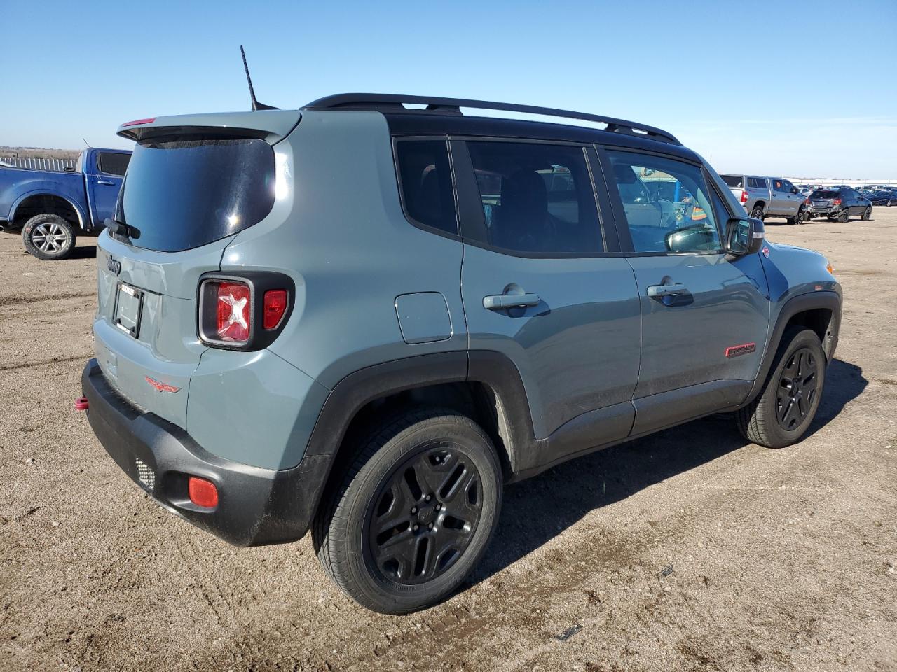 2018 Jeep Renegade VIN ZACCJBCB1JPH87958 Copart auction photo, rear end / hail damage thumbnail 3