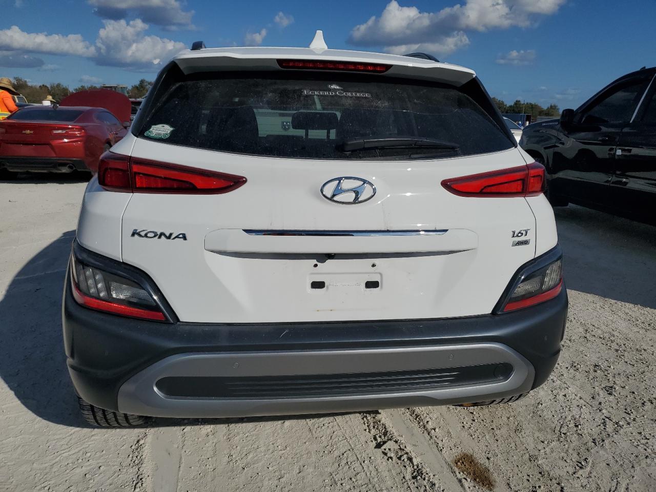 2022 Hyundai Kona VIN KM8K5CA30NU908593 Copart auction photo, water/flood damage thumbnail 6