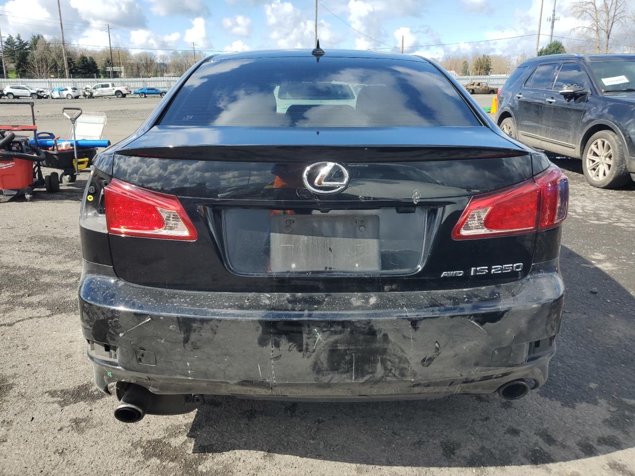 2012 Lexus IS VIN JTHCF5C22C5060552 Copart auction photo, all over damage thumbnail 6