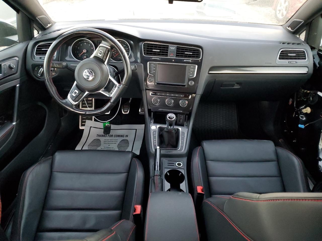 2017 Volkswagen GTI VIN 3VW547AU0HM065473 Copart auction photo, front end / side damage thumbnail 8