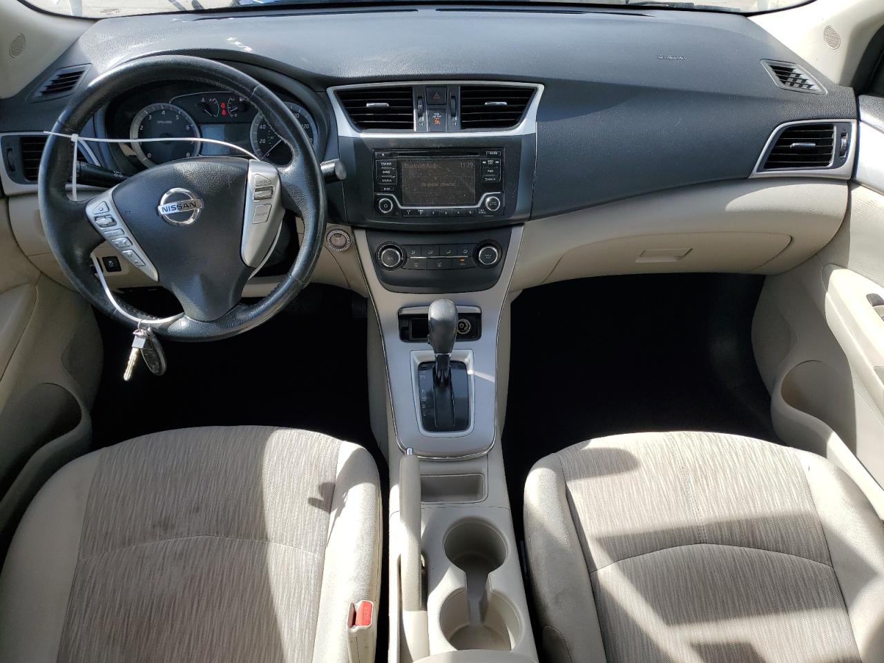 2015 Nissan Sentra VIN 3N1AB7AP6FY288837 Copart auction photo, rear end damage thumbnail 8