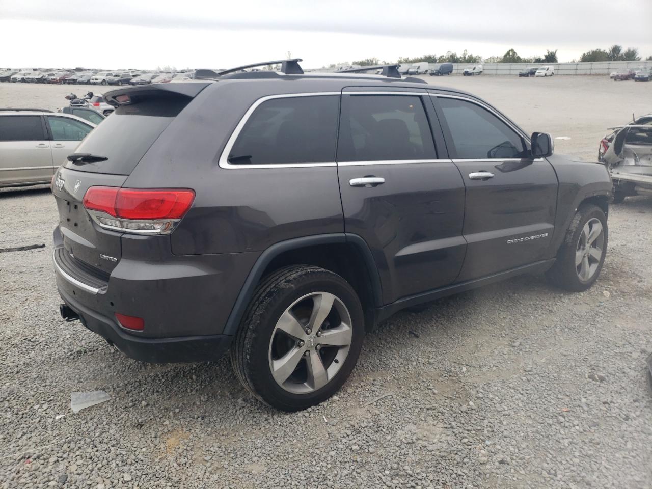2014 Jeep Grand Cherokee VIN 1C4RJFBG1EC447864 Copart auction photo, front end damage thumbnail 3