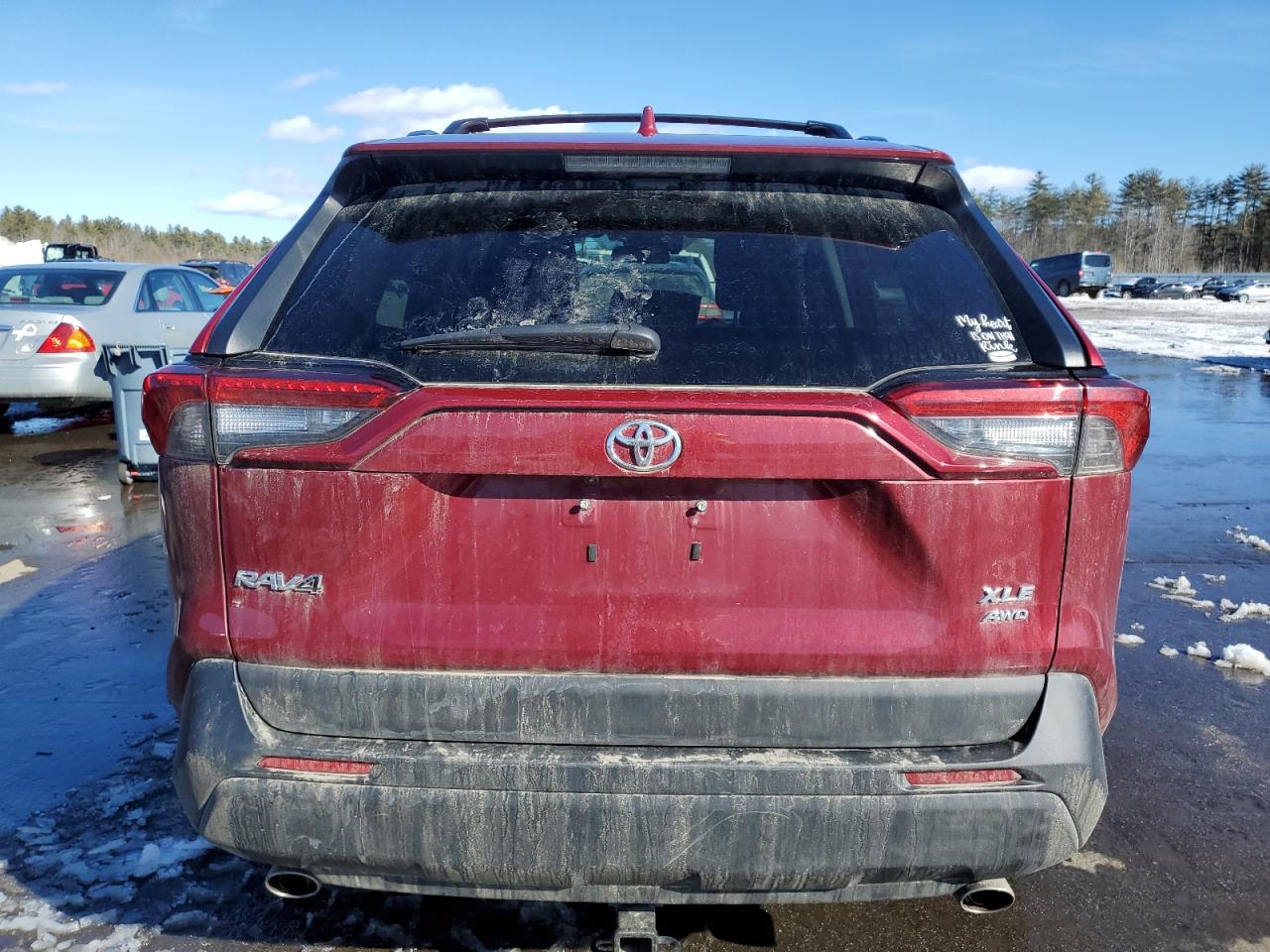 2020 Toyota RAV 4 VIN 2T3P1RFVXLC129884 Copart auction photo, side damage thumbnail 6