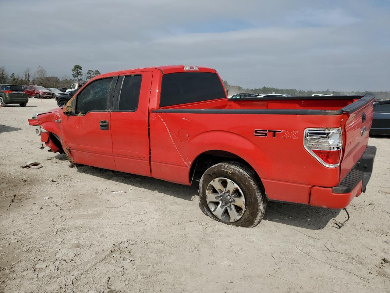 2013 Ford F-150 VIN 1FTEX1CM0DFD03014 Copart auction photo, rollover damage thumbnail 2