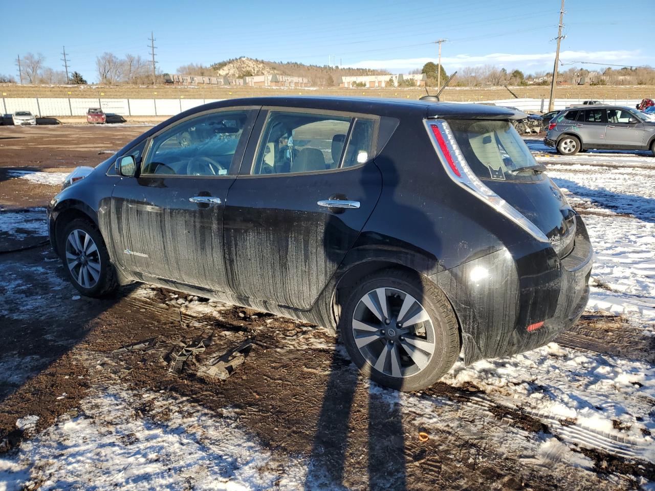 2017 Nissan Leaf VIN 1N4BZ0CP6HC301914 Copart auction photo, rear end / side damage thumbnail 2