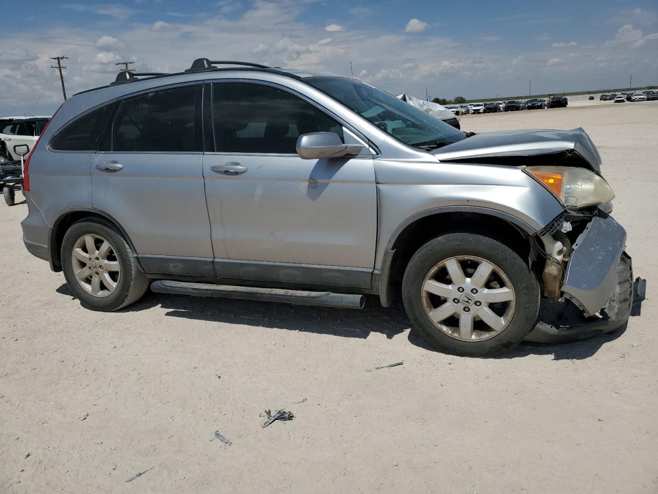 2007 Honda CR-V VIN JHLRE38787C058476 Copart auction photo, front end damage thumbnail 4