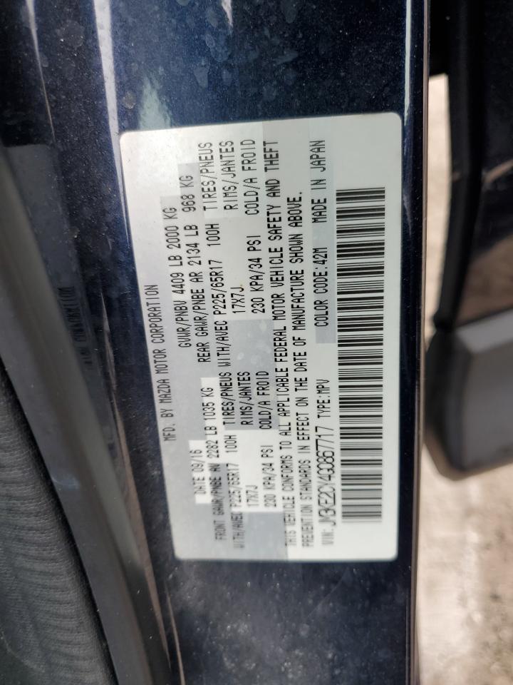 2016 Mazda CX-5 VIN JM3KE2CY4G0867717 Copart auction photo, front end damage thumbnail 14