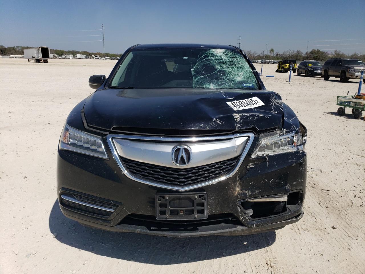 2015 Acura MDX VIN 5FRYD4H26FB013915 Copart auction photo, front end / minor dent/scratches damage thumbnail 5