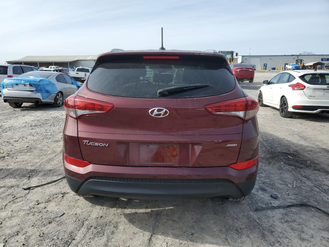 2017 Hyundai Tucson VIN KM8J3CA41HU295351 Copart auction photo, front end damage thumbnail 6