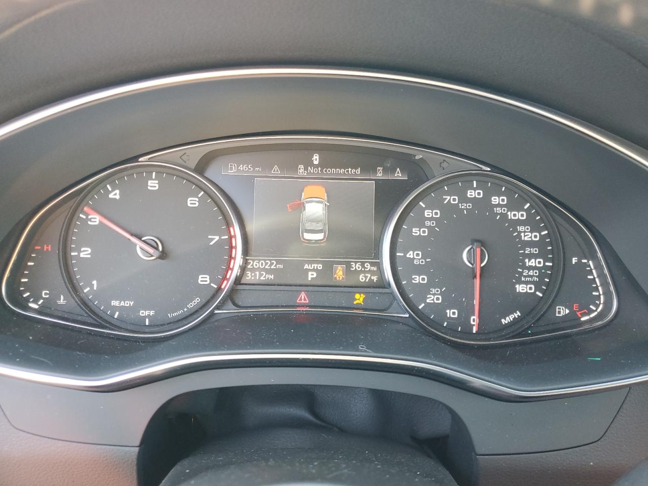 2019 Audi A6 VIN WAUD8AF29KN129608 Copart auction photo, front end / side damage thumbnail 9
