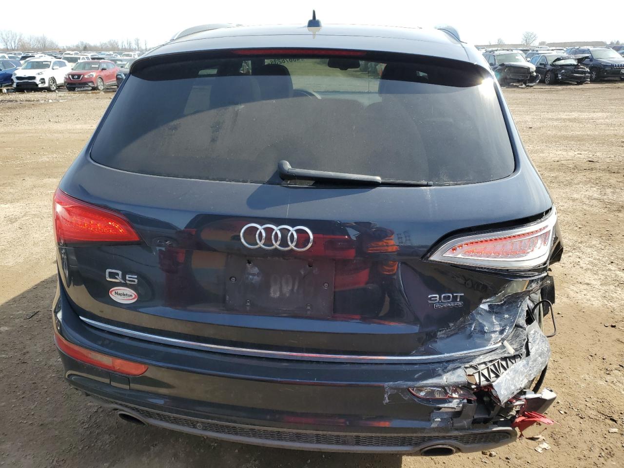 2015 Audi Q5 VIN WA1DGAFP0FA139498 Copart auction photo, rear end damage thumbnail 6