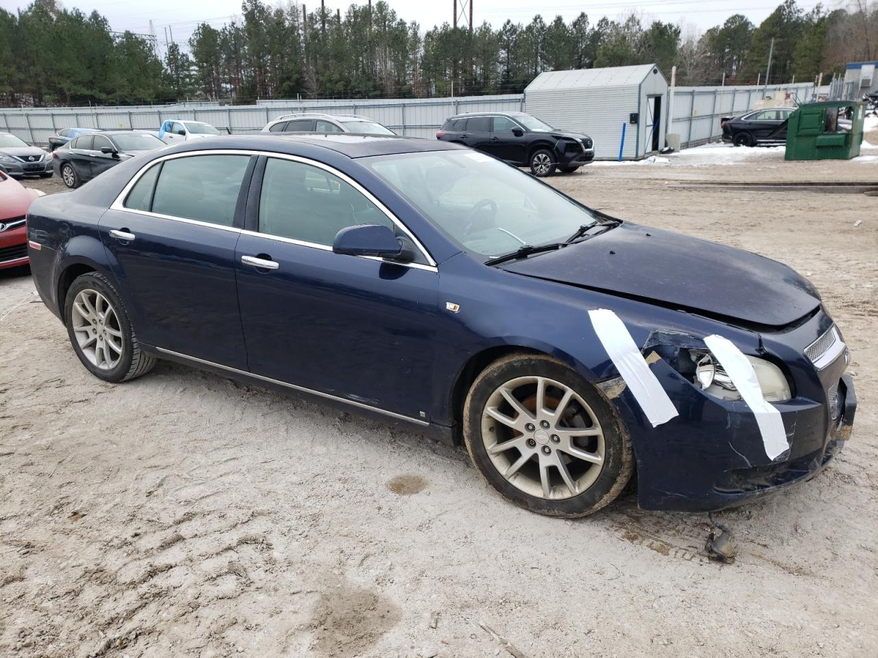 2008 Chevrolet Malibu VIN 1G1ZK577684208933 Copart auction photo, front end / undercarriage damage thumbnail 4