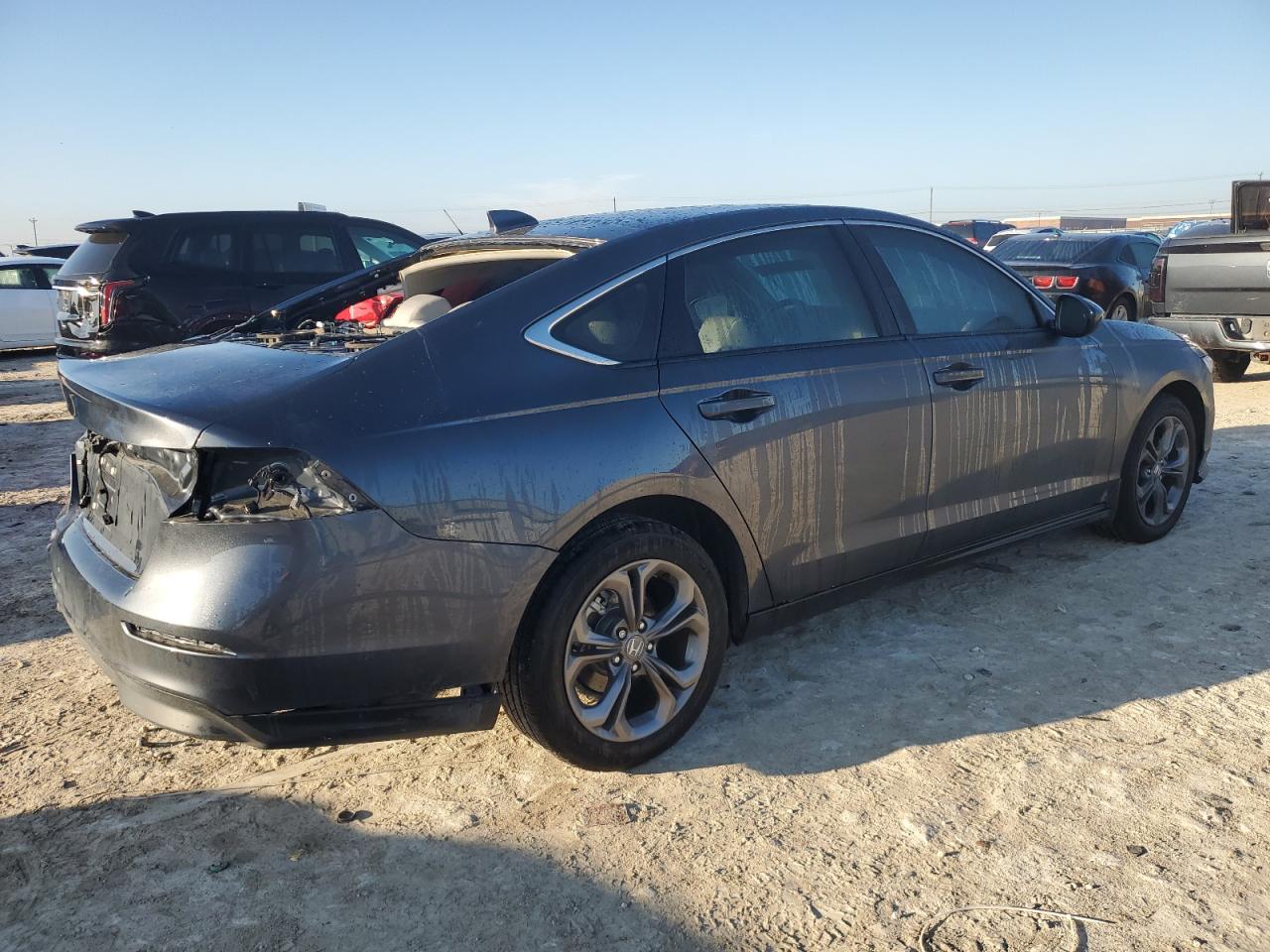 2024 Honda Accord VIN 1HGCY1F30RA086674 Copart auction photo, rear end damage thumbnail 3