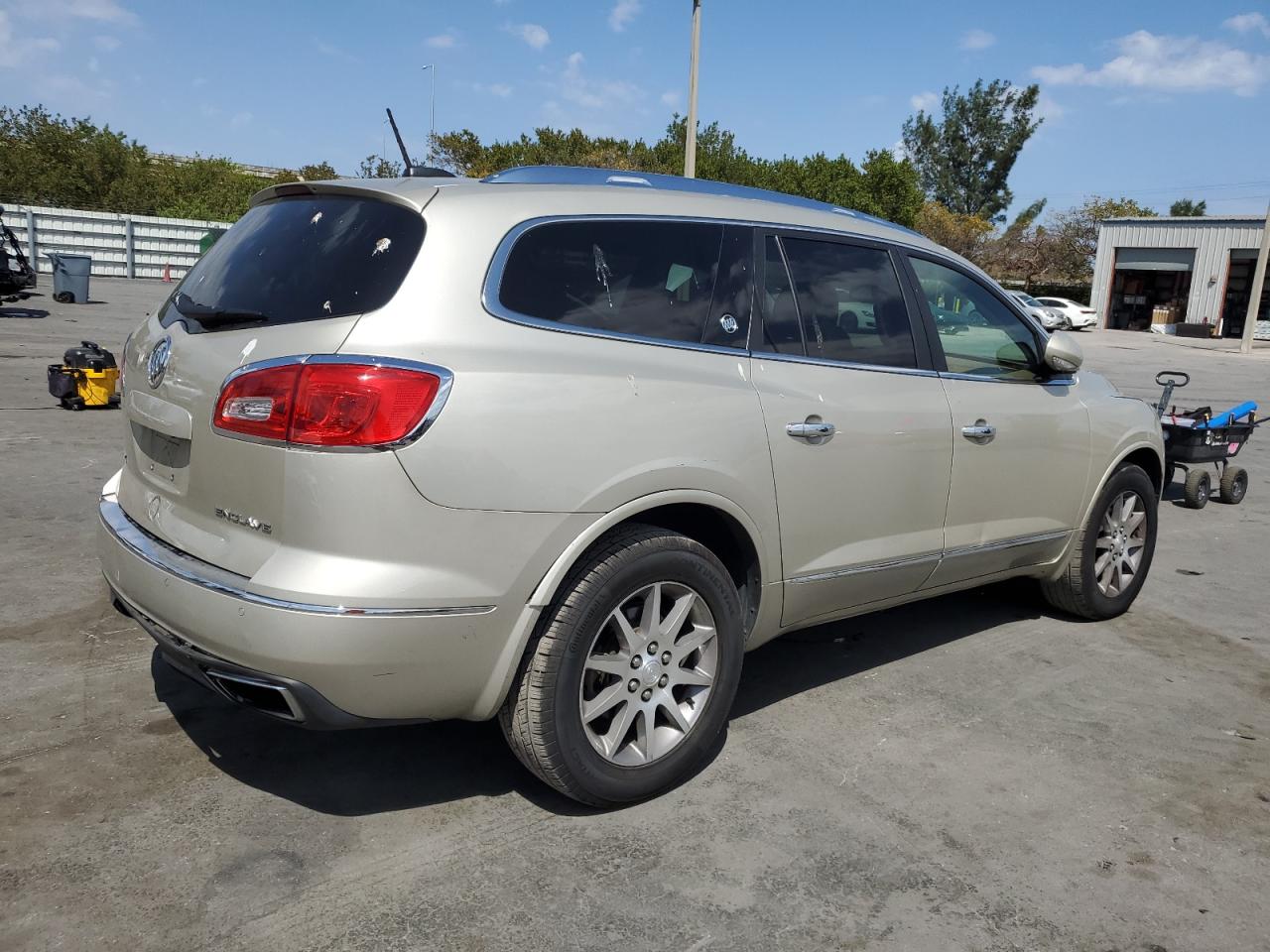 2016 Buick Enclave VIN 5GAKRBKD3GJ256780 Copart auction photo, rear end / minor dent/scratches damage thumbnail 3