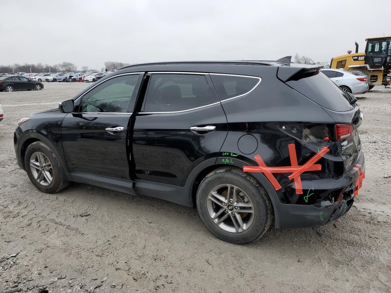2018 Hyundai Santa Fe VIN 5NMZU3LB8JH103825 Copart auction photo, rear end damage thumbnail 2