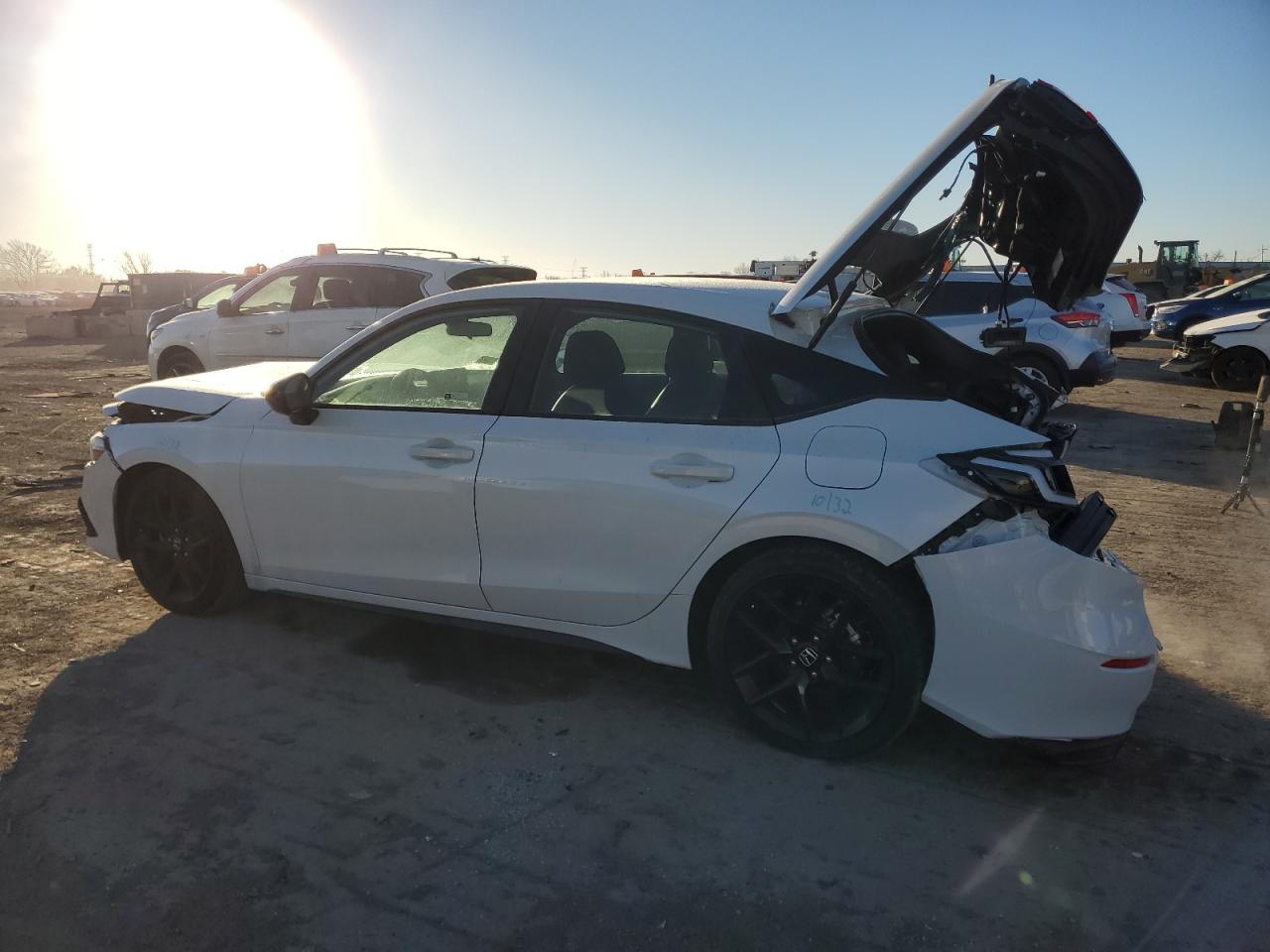 2024 Honda Civic VIN 19XFL2H89RE033512 Copart auction photo, rear end / front end damage thumbnail 2