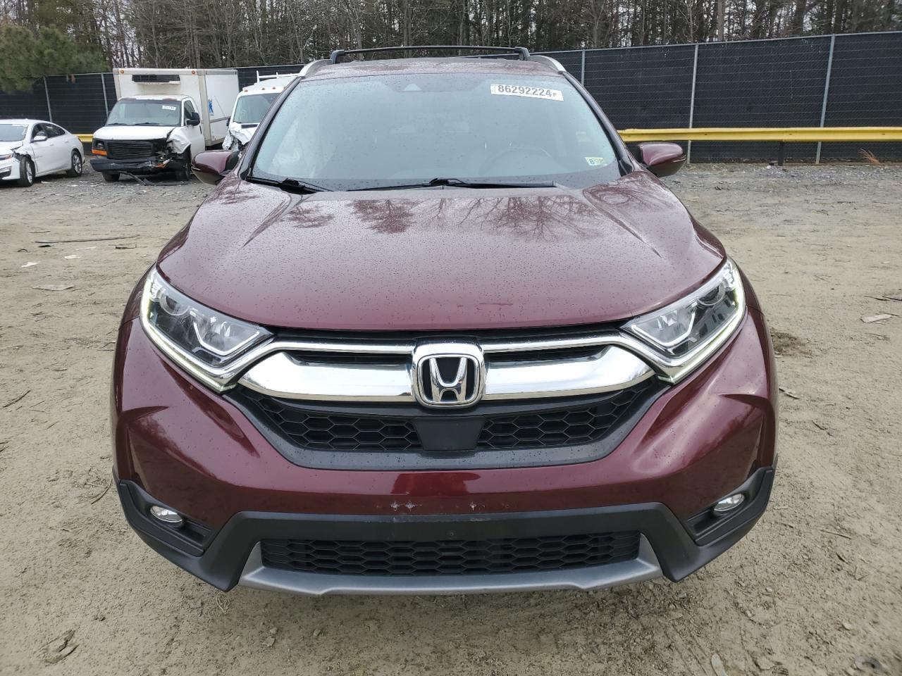 2018 Honda CR-V VIN 2HKRW2H84JH636503 Copart auction photo, side damage thumbnail 5