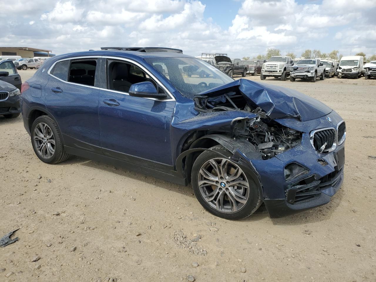 2022 BMW X2 VIN WBXYJ1C01N5U27511 Copart auction photo, front end damage thumbnail 4