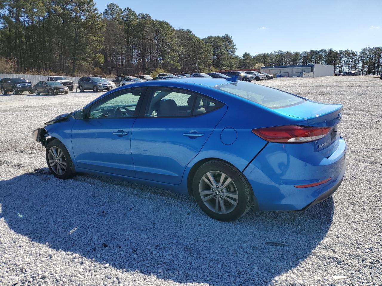 2018 Hyundai Elantra VIN KMHD84LF7JU475829 Copart auction photo, front end / all over damage thumbnail 2