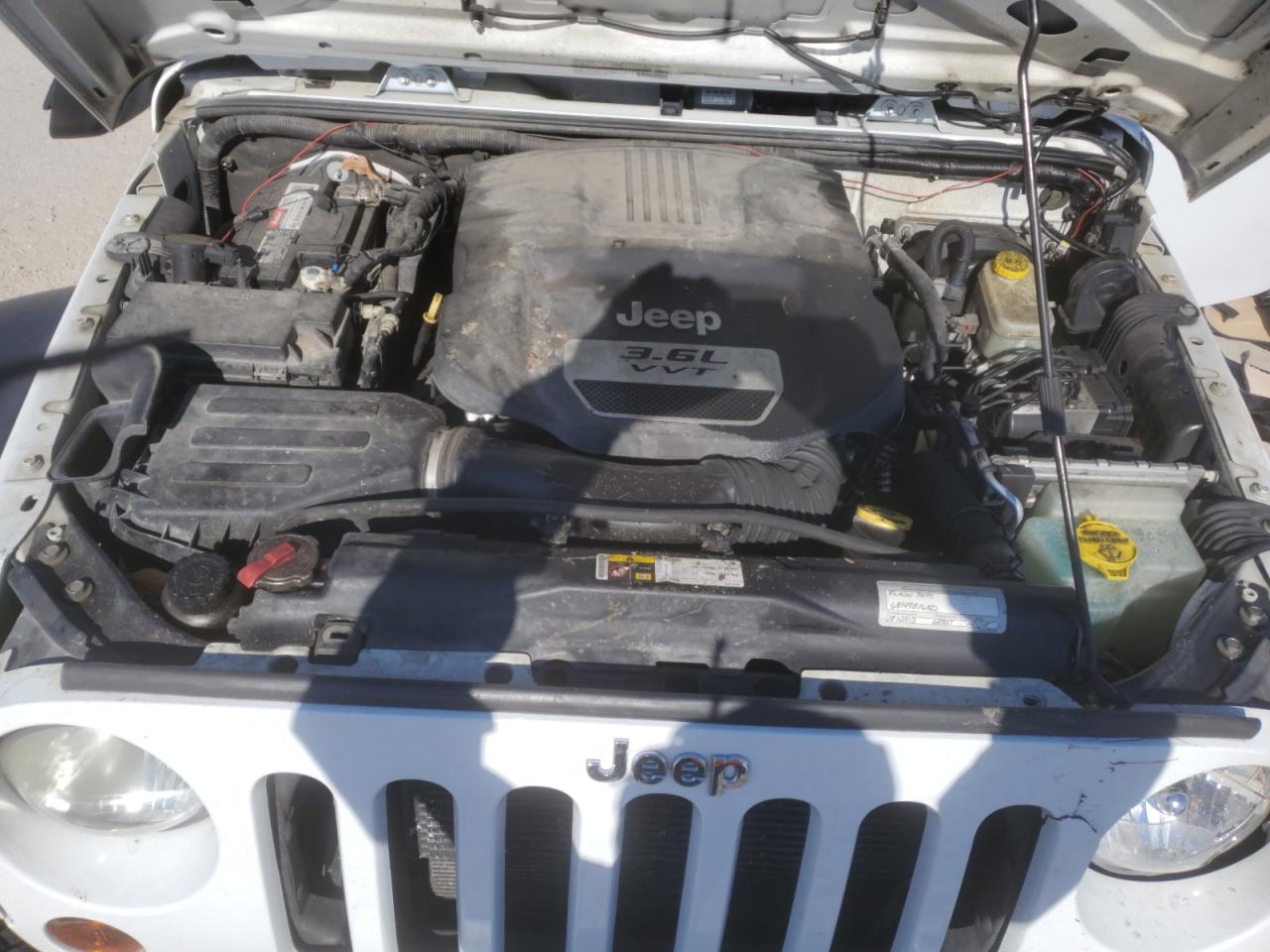2013 Jeep Wrangler VIN 1C4BJWDG6DL558732 Copart auction photo, all over / undercarriage damage thumbnail 12