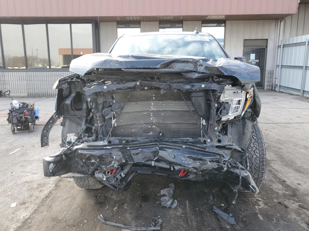 2020 GMC Sierra VIN 1GTP9EEL7LZ270850 Copart auction photo, front end damage thumbnail 5