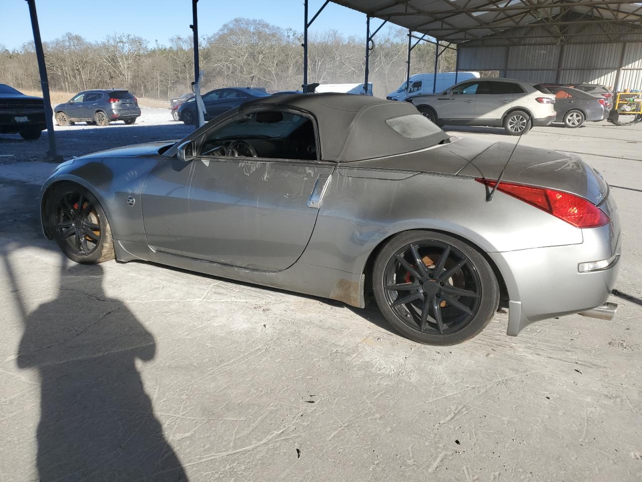 2004 Nissan 350Z VIN JN1AZ36A44T013899 Copart auction photo, side / rear end damage thumbnail 2