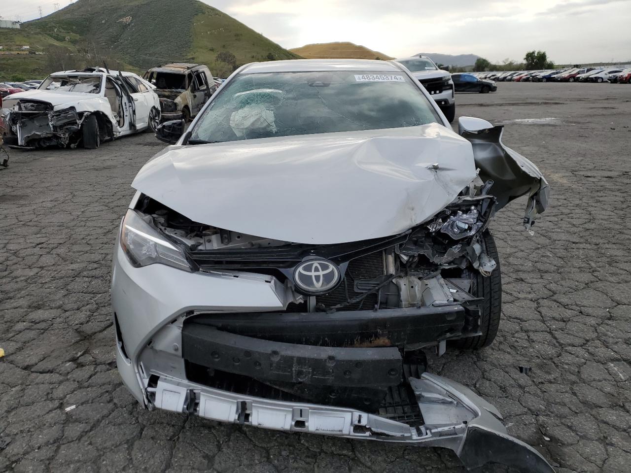 2017 Toyota Corolla VIN 2T1BURHE1HC777340 Copart auction photo, front end damage thumbnail 5