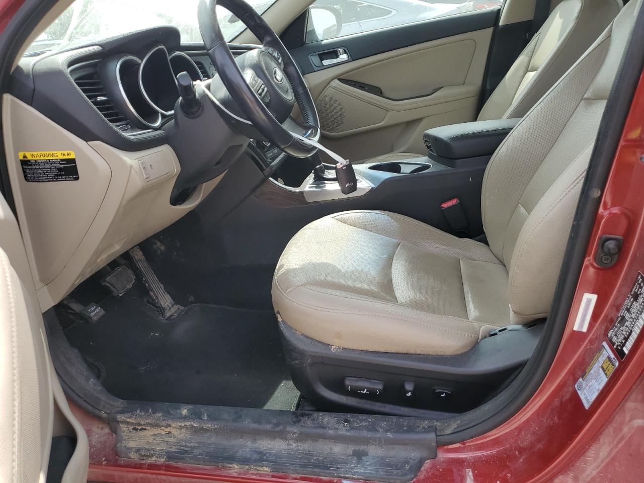 2014 KIA Optima VIN 5XXGN4A73EG341241 Copart auction photo, front end damage thumbnail 7
