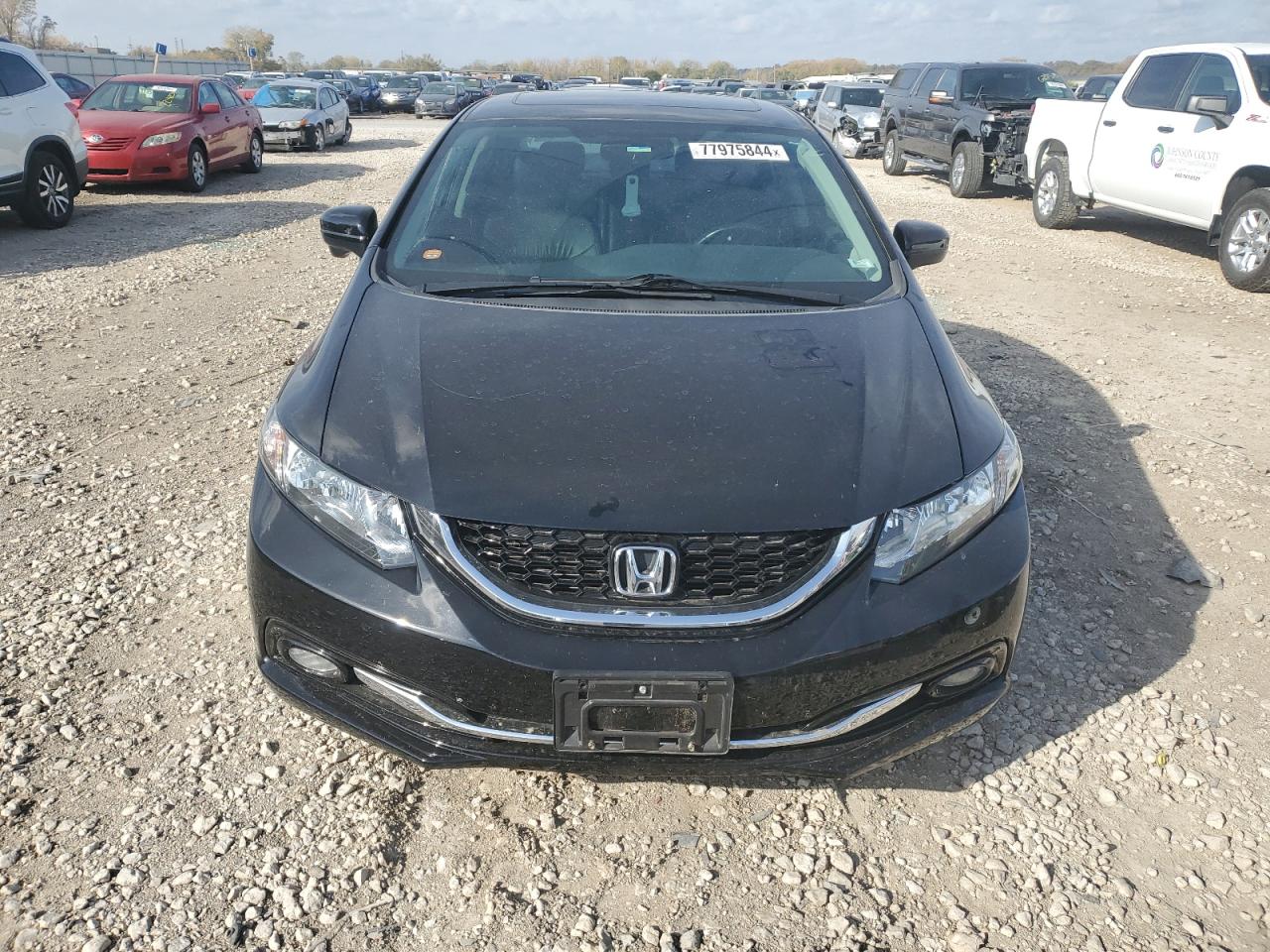 2015 Honda Civic VIN 19XFB2F99FE069257 Copart auction photo, rear end / side damage thumbnail 5