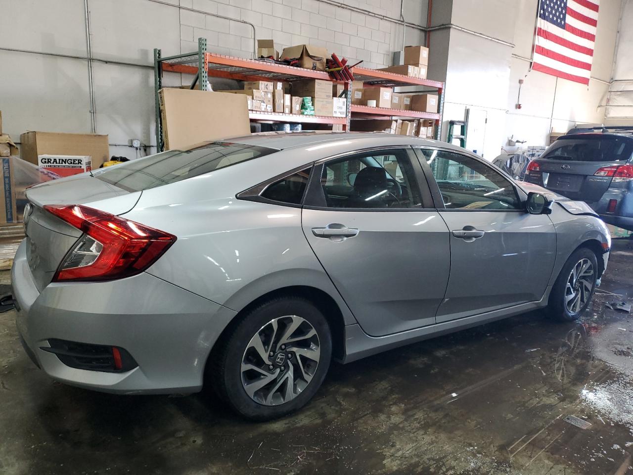 2016 Honda Civic VIN 19XFC2F7XGE087604 Copart auction photo, front end / rear end damage thumbnail 3