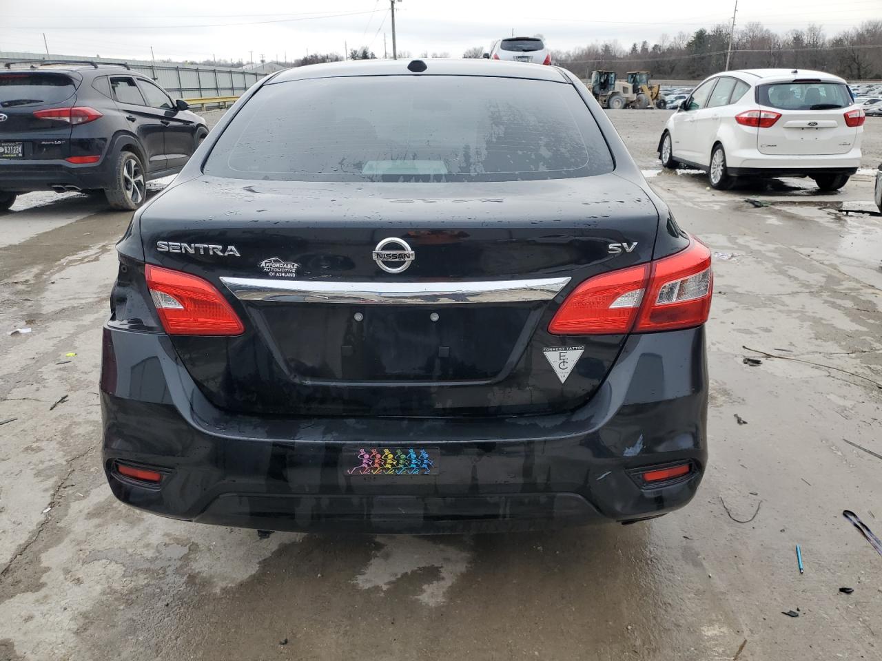 2018 Nissan Sentra VIN 3N1AB7AP3JY238034 Copart auction photo, front end / side damage thumbnail 6