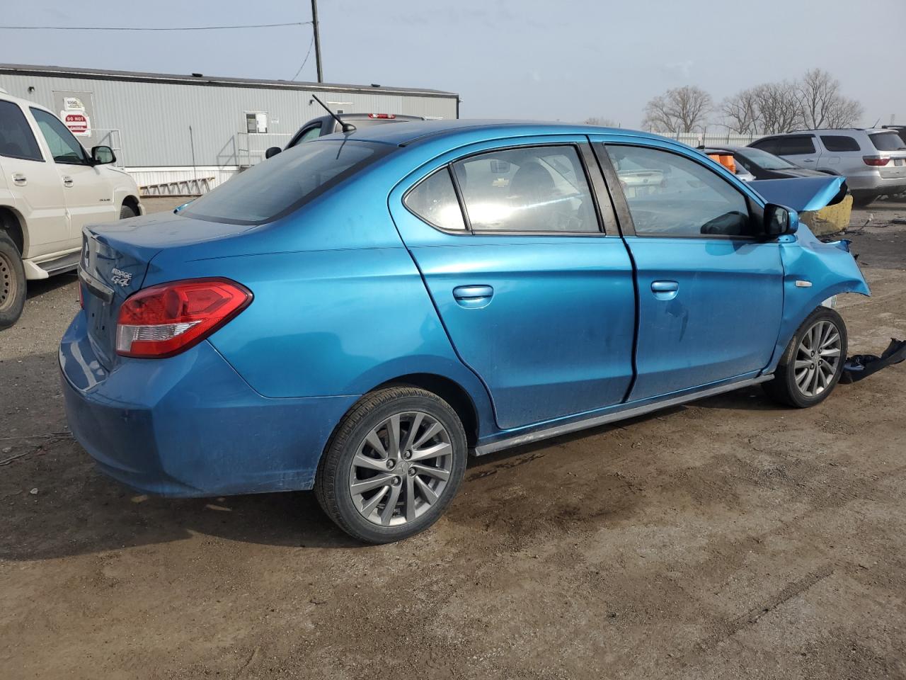 2019 Mitsubishi Mirage VIN ML32F3FJ2KHF10644 Copart auction photo, front end damage thumbnail 3