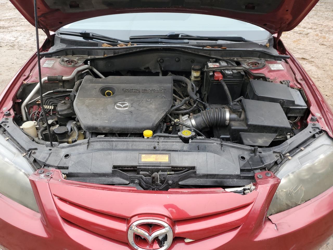 2007 Mazda 6 VIN 1YVHP80CX75M47935 Copart auction photo, rear end / front end damage thumbnail 13