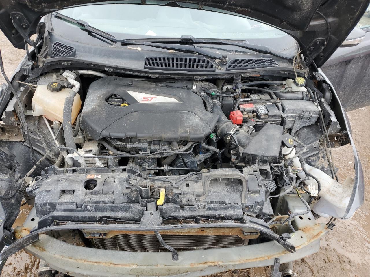 2017 Ford Fiesta VIN 3FADP4GX4HM161893 Copart auction photo, rear end / front end damage thumbnail 11
