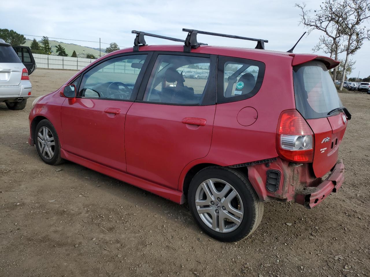 2008 Honda Fit VIN JHMGD38608S000382 Copart auction photo, rear end damage thumbnail 2