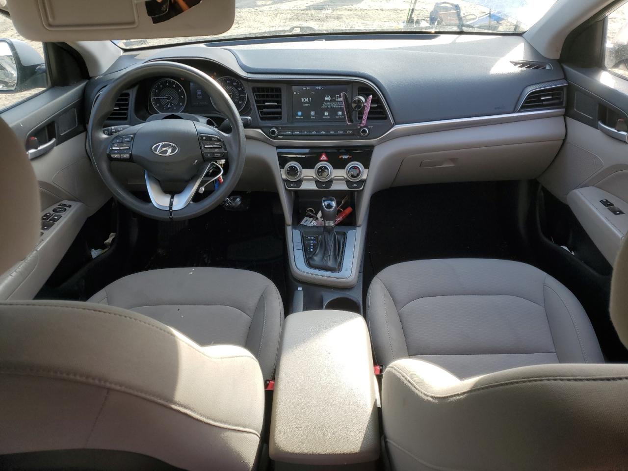 2019 Hyundai Elantra VIN KMHD84LF5KU812953 Copart auction photo, vandalism damage thumbnail 8