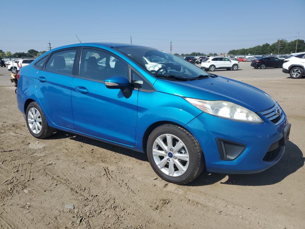 2013 Ford Fiesta VIN 3FADP4BJ3DM225824 Copart auction photo, side damage thumbnail 4