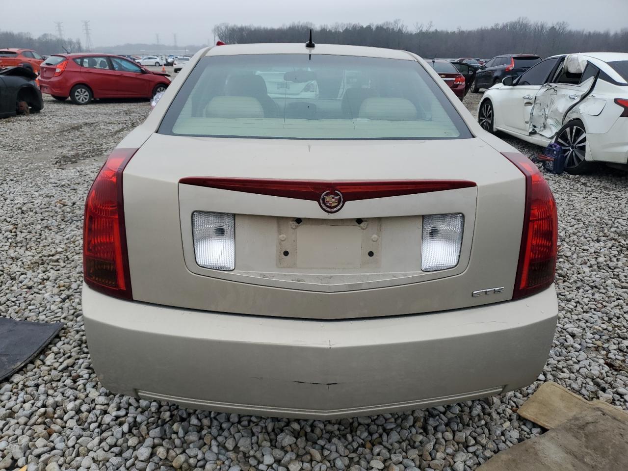 2007 Cadillac CTS VIN 1G6DM57T070106531 Copart auction photo, side damage thumbnail 6