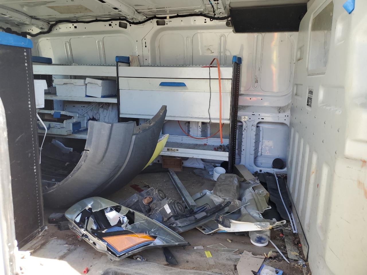 2015 Ford Transit VIN 1FTNR1ZM4FKA57595 Copart auction photo, front end / minor dent/scratches damage thumbnail 11