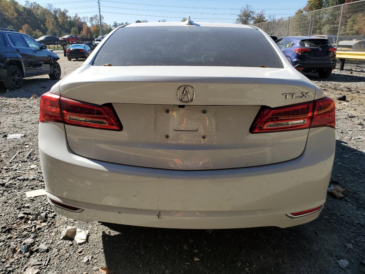 2020 Acura TLX VIN 19UUB1F58LA000641 Copart auction photo, side / front end damage thumbnail 6