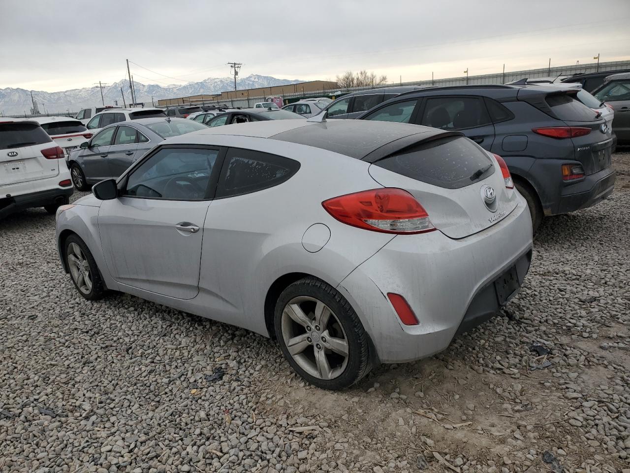 2012 Hyundai Veloster VIN KMHTC6AD0CU052326 Copart auction photo, mechanical damage thumbnail 2