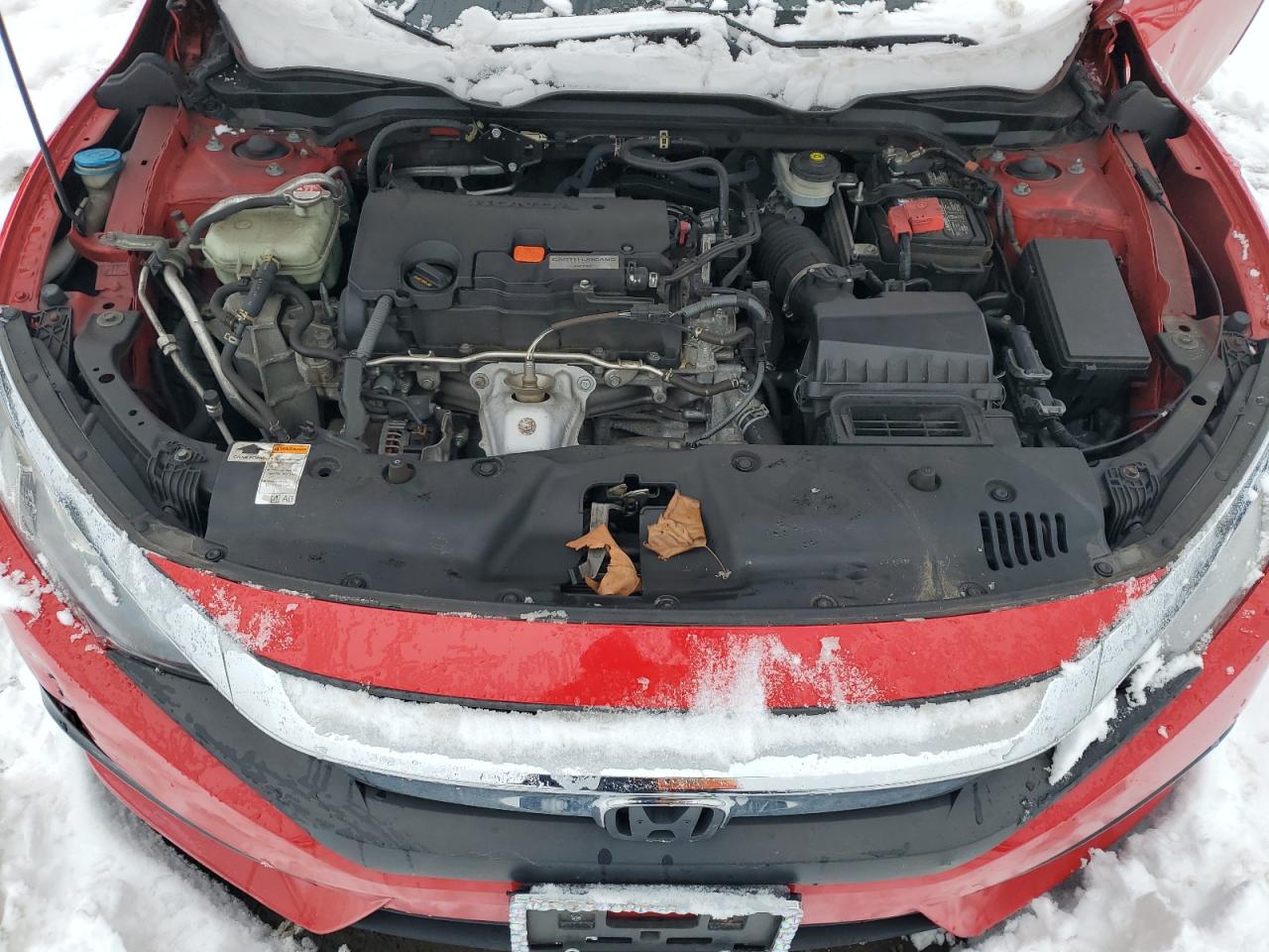 2018 Honda Civic VIN 2HGFC2F53JH538206 Copart auction photo, front end / undercarriage damage thumbnail 11